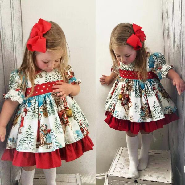 クリスマス　ワンピース　コスチューム キッズ　 サンタ コスチューム　クリスマス衣装・ 子供用サンタクロース衣装 子供用サンタ衣装