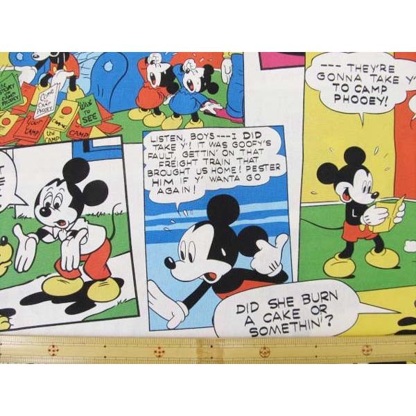 ディズニー ミッキーマウス コミック 大柄 カラフル G7060 1a ともや手芸店 通販 Yahoo ショッピング