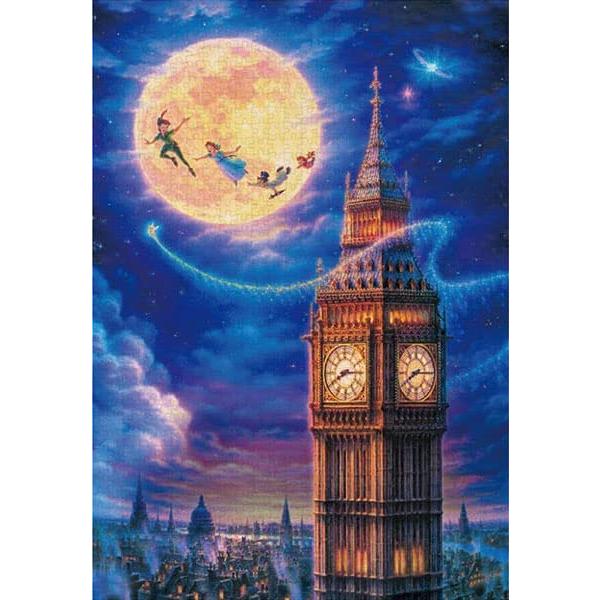 他サイト： ジグソーパズル 1000ピース ムーンライトコレクション ムーンライト フライ (ピーター・パン) ( 73.5×51cm)　D-1000-094(テンヨー)梱80cmの商品画像
