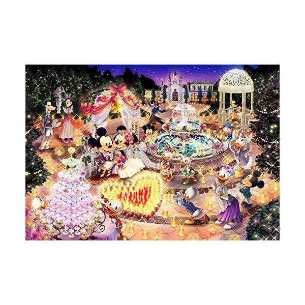Disney パズル「フラワーシャワードリーム」「ナイトウェディング ドリーム」 Amazon | テンヨー(Tenyo) 【日本製】 1000ピース 光るピース