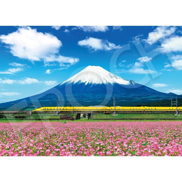 千ピース富士山六地蔵 ジグソーパズル木製額54×79㎝完成品　美品 千ピース富士山六地蔵 ジグソーパズル木製額54×79㎝完成品 美品