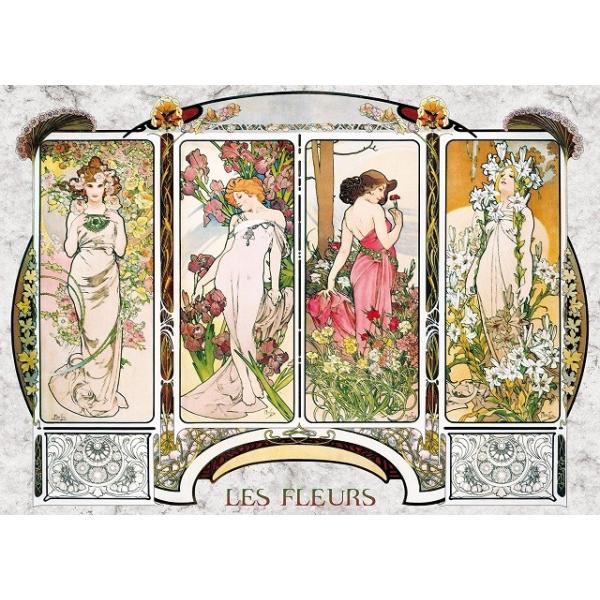 ジグソーパズル やのまん ミュシャ 黄道十二宮 500ピース ノーマルピース ジグソーパズル やのまん ミュシャ 黄道十二宮 500ピース