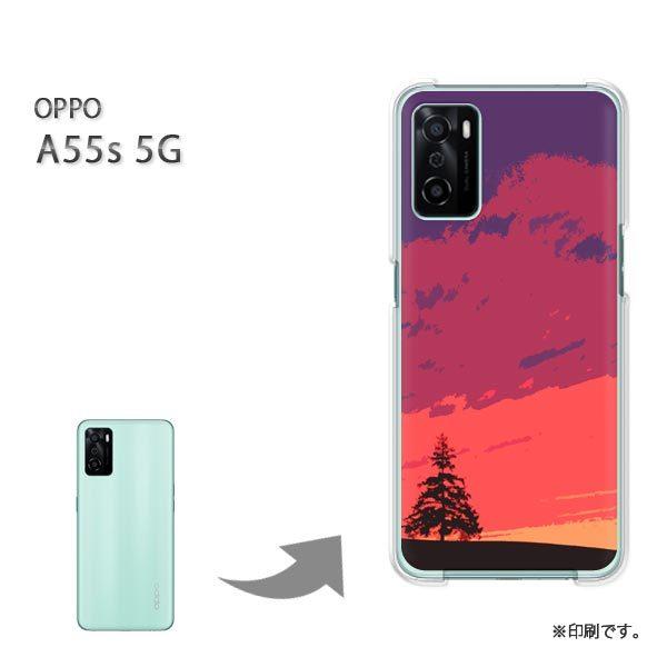 ���� OPPO A55s 5G �J�o�[ �n�[�h�P�[�X �f�U�C��  �[���E�V���v���i���j/a55s-pc-ne282