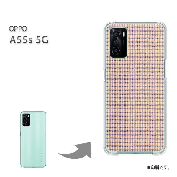 OPPO A55s 5G �J�o�[ �n�[�h�P�[�X �f�U�C�� �`�F�b�N(��)/a55s-pc-new0291