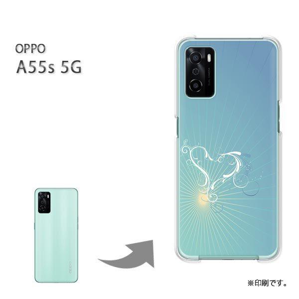 OPPO A55s 5G �J�o�[ �n�[�h�P�[�X �f�U�C�� �n�[�g154/a55s-PM154