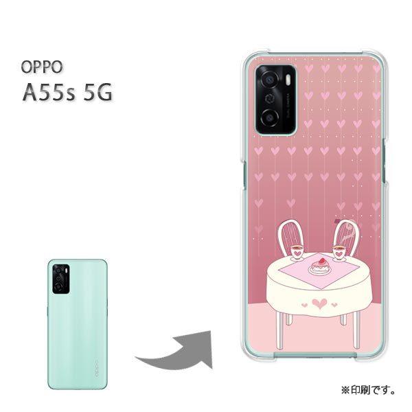 OPPO A55s 5G �J�o�[ �n�[�h�P�[�X �f�U�C�� �n�[�g318/a55s-PM318