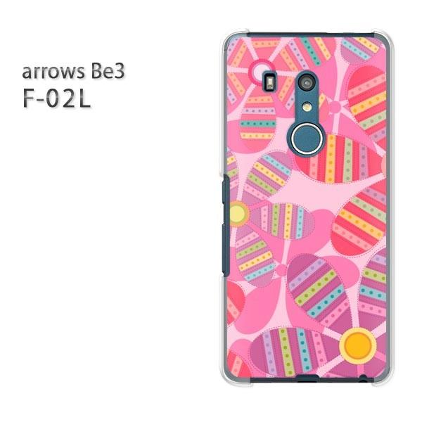 F-02L �P�[�X arrows Be3 �A���[�Y �J�o�[ �n�[�h  �ԁi�s���N�j/f02l-pc-ne160