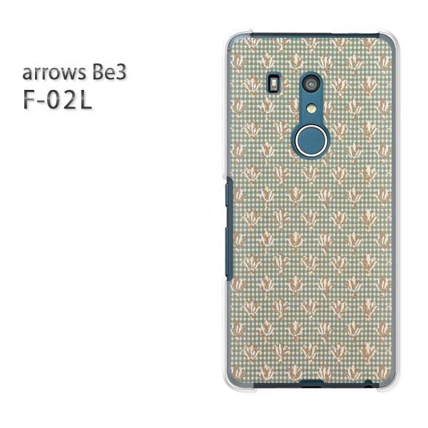 F-02L �P�[�X arrows Be3 �A���[�Y �J�o�[ �n�[�h �ԁE�`�F�b�N(�O���[��)/f02l-pc-new0422