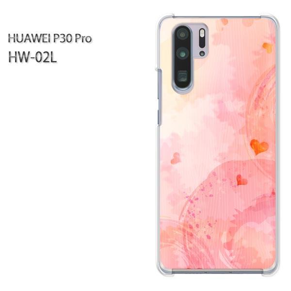 P30 Pro �P�[�X �J�o�[ HW-02L HUAWEI �f�U�C�� �䂤�p�P���������n�[�g(�s���N)/hw02l-pc-new0715