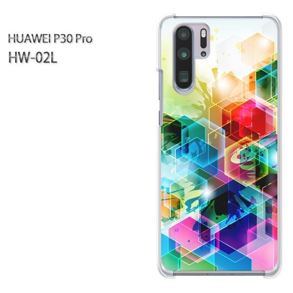 P30 Pro �P�[�X �J�o�[ HW-02L HUAWEI �f�U�C�� �䂤�p�P���������V���v���E�J���t��(�O���[��)/hw02l-pc-new1447