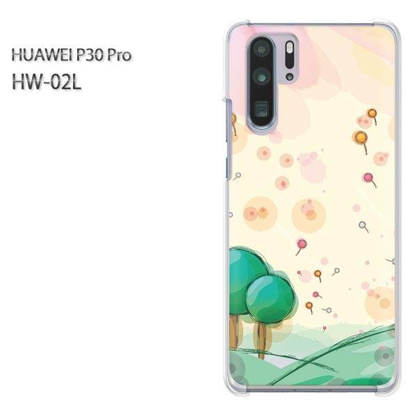 HUAWEI 爆買 P30 Pro ケース カバー HW-02L デザイン フラワー