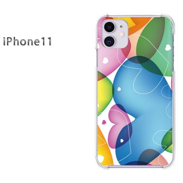 iPhone11 �P�[�X ������� �A�C�t�H���C���u�� �f�U�C�� �n�[�g(�u���[�E�s���N)/i11-pc-new0561