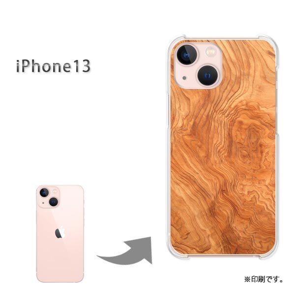 iPhone13 �J�o�[ �n�[�h�P�[�X �f�U�C��  �ؖ�(�u���E��)/i13-pc-ne031