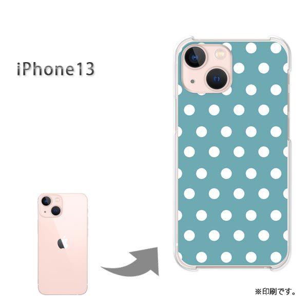 iPhone13 �J�o�[ �n�[�h�P�[�X �f�U�C��  �h�b�g�i�u���[�j/i13-pc-ne290