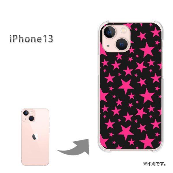 iPhone13 �J�o�[ �n�[�h�P�[�X �f�U�C��  �h�b�g�E���i�s���N�j/i13-pc-ne296