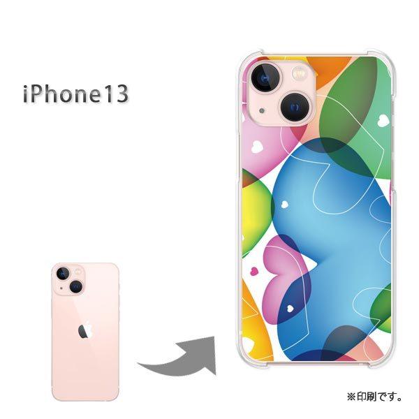 ���� iPhone13 �J�o�[ �n�[�h�P�[�X �f�U�C�� �n�[�g(�u���[�E�s���N)/i13-pc-new0561
