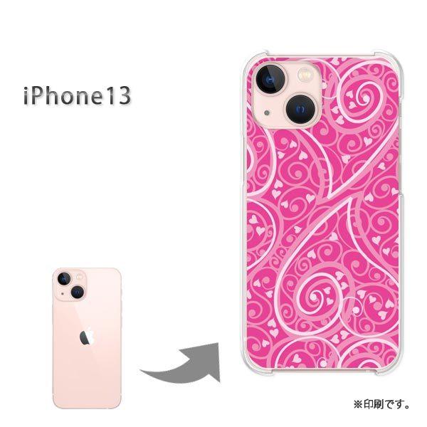 iPhone13 �J�o�[ �n�[�h�P�[�X �f�U�C�� �n�[�g(�s���N)/i13-pc-new1059