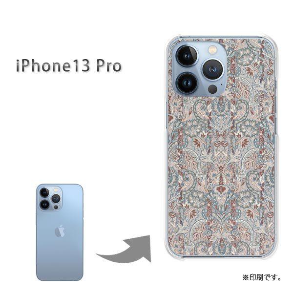 ���� iPhone13Pro �J�o�[ �n�[�h�P�[�X �f�U�C�� �V���v��(�O���[���E�u���E��)/i13pro-pc-new0256