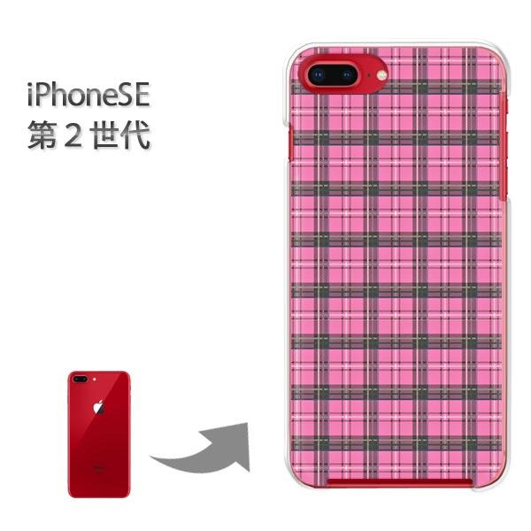 iphone se2 �P�[�X iPhone SE ��2���� �n�[�h�P�[�X �f�U�C�� �`�F�b�N�� �s���N/ise2-M801