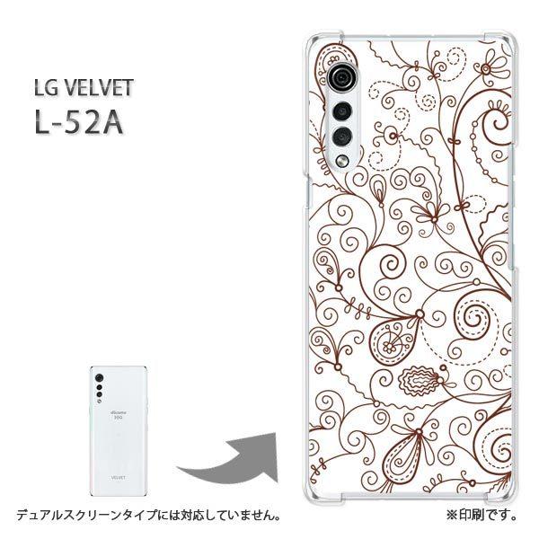 ���� L-52A �P�[�X LG VELVET �J�o�[ �n�[�h�P�[�X �f�U�C��  �V���v��(�u���E��)/l52a-pc-ne014
