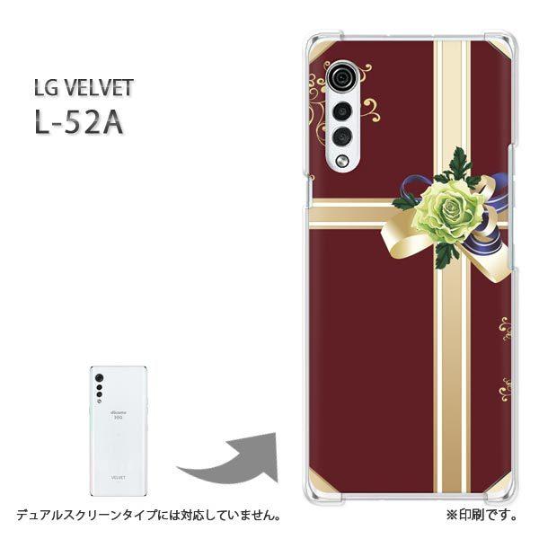���� L-52A �P�[�X LG VELVET �J�o�[ �n�[�h�P�[�X �f�U�C�� �o���E���{��162/l52a-PM162