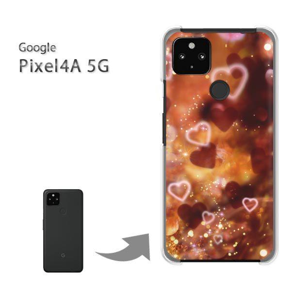 Pixel4A5G �P�[�X �J�o�[ pixel4a5g�n�[�h�P�[�X �f�U�C�� �n�[�g�E�L���L��(�u���E���E�s���N)/pixel4a5g-pc-new0427