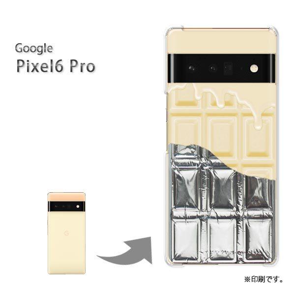 pixel6proPro Google �s�N�Z��6�v�� �J�o�[ �n�[�h�P�[�X �f�U�C�� �`���R�⎆�t �n���Ă�White�`���R���[�g/pixel6pro-M614