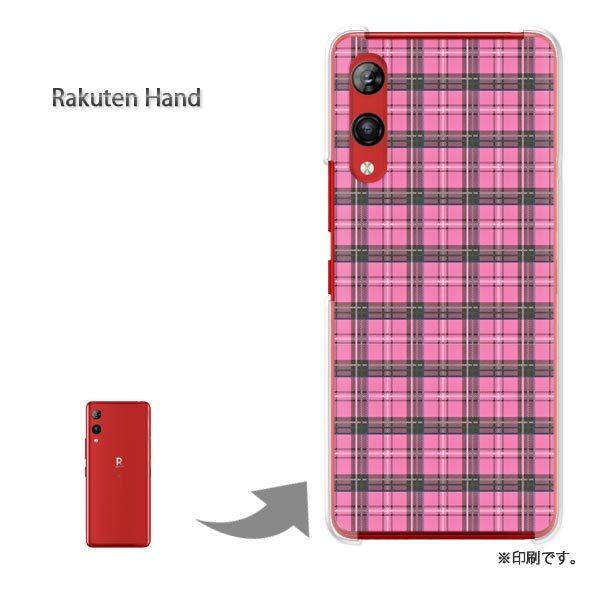 Rakuten Hand �y�V�n���h �J�o�[ �n�[�h�P�[�X �f�U�C�� �`�F�b�N�� �s���N/rakutenhand-M801
