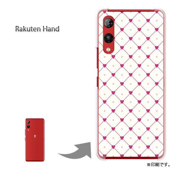 Rakuten Hand �y�V�n���h �J�o�[ �n�[�h�P�[�X �f�U�C�� �n�[�g�h�b�g�E�s���N�iA�j/rakutenhand-M821