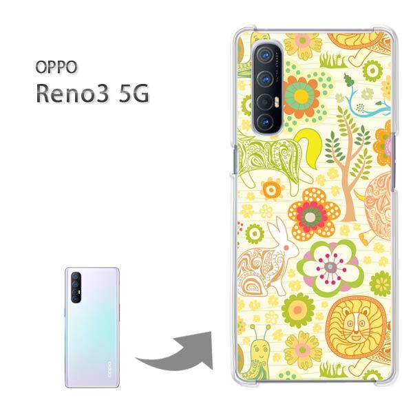 Reno3 5G �P�[�X OPPO Reno3 5g �I�b�| ���m �n�[�h�P�[�X �f�U�C��  �L�����E����(��)/reno35g-pc-ne006