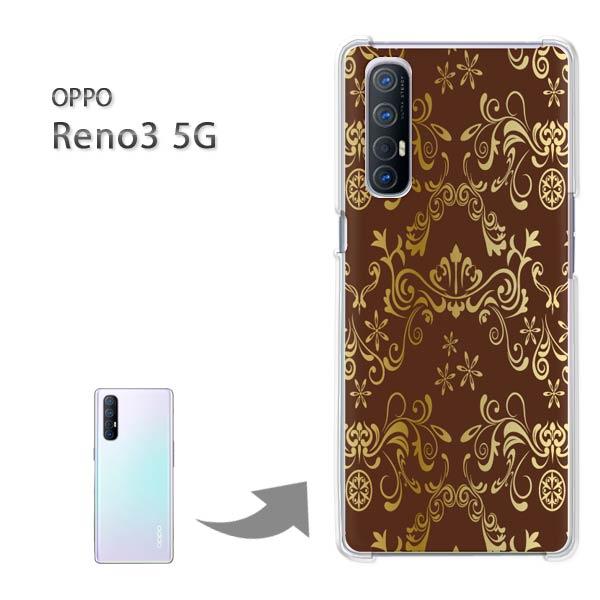 ���� Reno3 5G �P�[�X OPPO Reno3 5g �I�b�| ���m �n�[�h�P�[�X �f�U�C�� �V���v��(�u���E��)/reno35g-pc-new0145