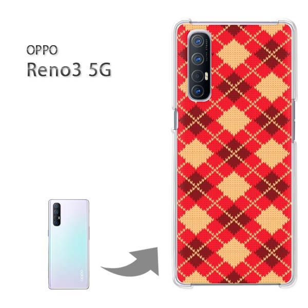 Reno3 5G �P�[�X OPPO Reno3 5g �I�b�| ���m �n�[�h�P�[�X �f�U�C�� �`�F�b�N�E�A�[�K�C��(��)/reno35g-pc-new0906