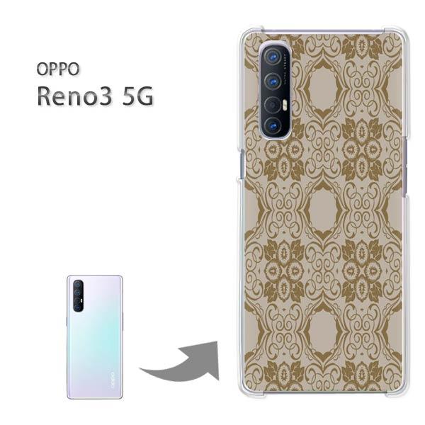 Reno3 5G �P�[�X OPPO Reno3 5g �I�b�| ���m �n�[�h�P�[�X �f�U�C�� �a��(�u���E��)/reno35g-pc-new1256