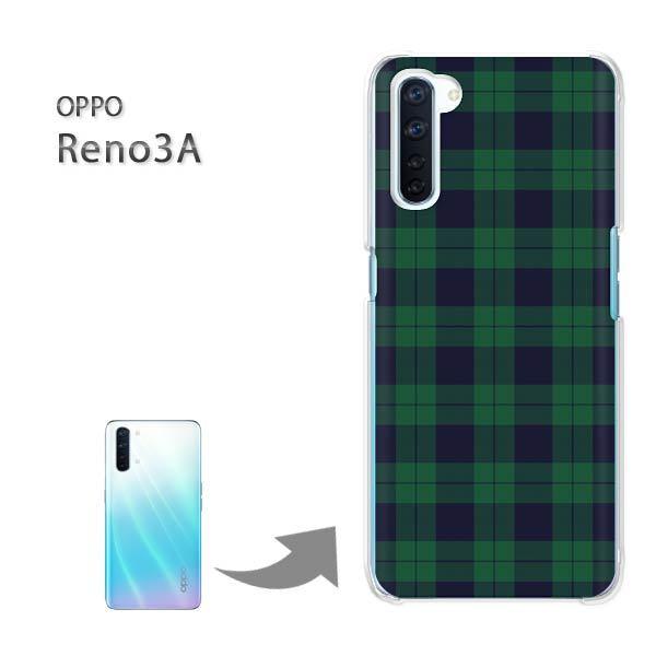 OPPO Reno3A �I�b�| ���m3A �n�[�h�P�[�X �f�U�C�� �`�F�b�N3�i�΁j/reno3a-M859