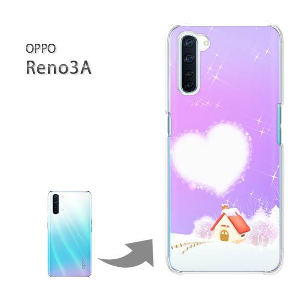 OPPO Reno3A �I�b�| ���m3A �n�[�h�P�[�X �f�U�C��  �~�E�n�[�g(��)/reno3a-pc-ne099