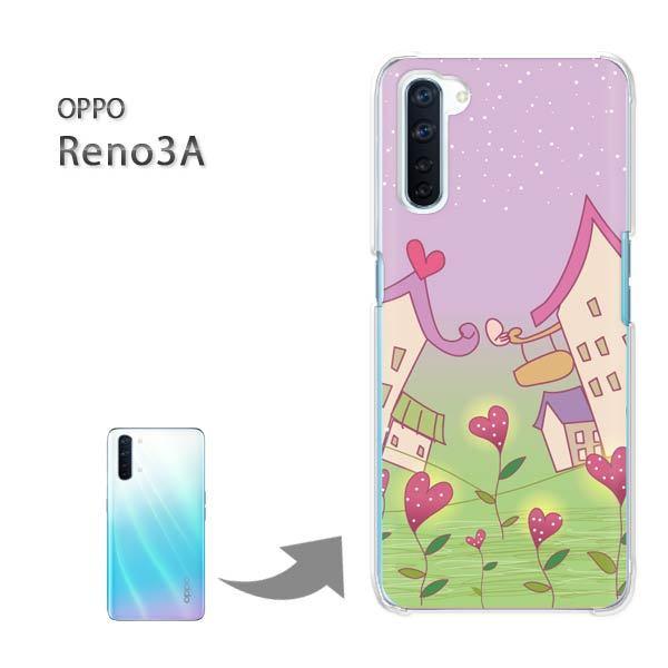 OPPO Reno3A �I�b�| ���m3A �n�[�h�P�[�X �f�U�C��  �n�[�g(��)/reno3a-pc-ne144