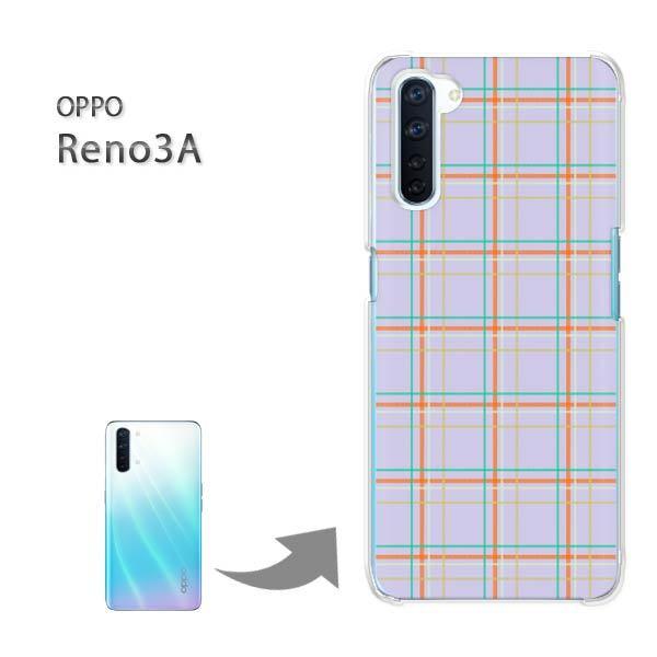 OPPO Reno3A �I�b�| ���m3A �n�[�h�P�[�X �f�U�C�� �`�F�b�N(��)/reno3a-pc-new0870