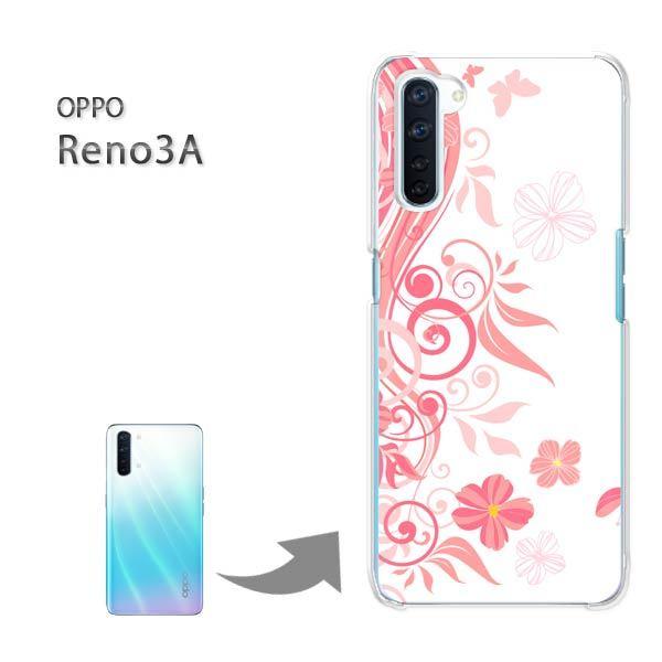 OPPO Reno3A �I�b�| ���m3A �n�[�h�P�[�X �f�U�C�� ��(�s���N)/reno3a-pc-new1422