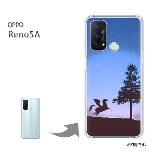 ���� OPPO Reno5A �J�o�[ �n�[�h�P�[�X �f�U�C��  �n�E�V���v���i�u���[�j/reno5a-pc-ne258