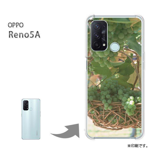 ���� OPPO Reno5A �J�o�[ �n�[�h�P�[�X �f�U�C�� �X�C�[�c�E�Ԃǂ��i�O���[���j/reno5a-pc-new0383