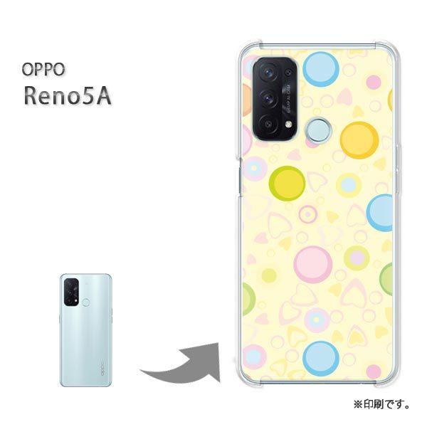 ���� OPPO Reno5A �J�o�[ �n�[�h�P�[�X �f�U�C�� �h�b�g�E�n�[�g(��)/reno5a-pc-new1039