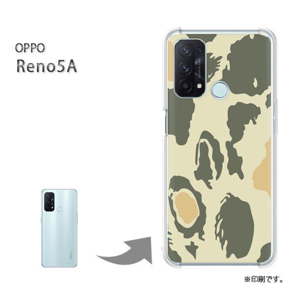 ���� OPPO Reno5A �J�o�[ �n�[�h�P�[�X �f�U�C�� ���ʁE�V���v��(�O���[��)/reno5a-pc-new1191