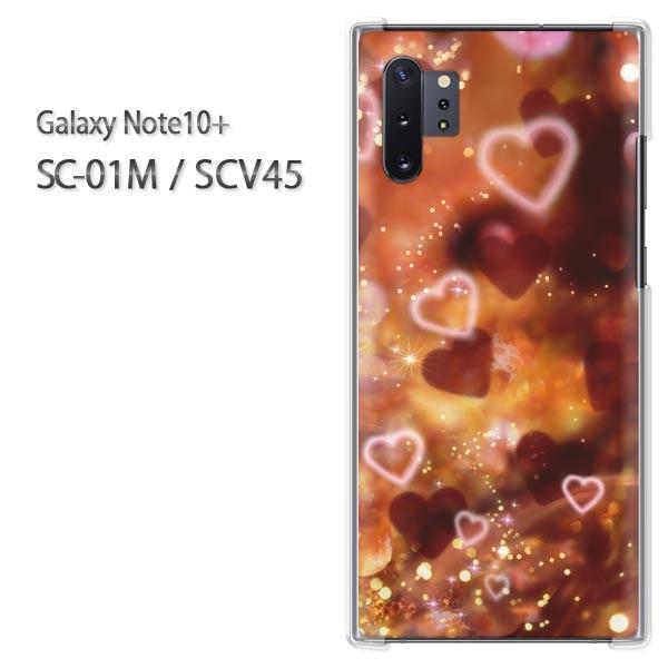 Galaxy Note10+ SC-01M SCV45 �M�����N�V�[ �m�[�g10�v���X �n�[�h�P�[�X �f�U�C��  �n�[�g�N���X�^���iC�j/sc01m-M959