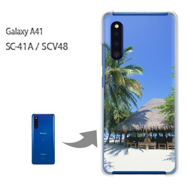  GalaxyA41 P[X SCV48 SC-41A Jo[ NA n[hP[X fUC āEVvEV̖؁E(u[)/sc41a-pc-new0391