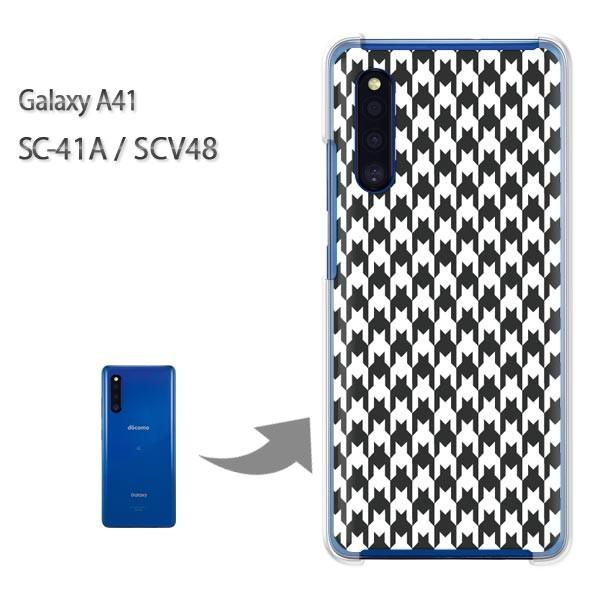 GalaxyA41 �P�[�X SCV48 SC-41A �J�o�[ �N���A �n�[�h�P�[�X �f�U�C�� �`�F�b�N�E�璹�i�q(��)/sc41a-pc-new0860