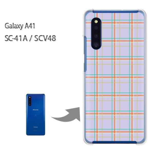 GalaxyA41 �P�[�X SCV48 SC-41A �J�o�[ �N���A �n�[�h�P�[�X �f�U�C�� �`�F�b�N(��)/sc41a-pc-new0870