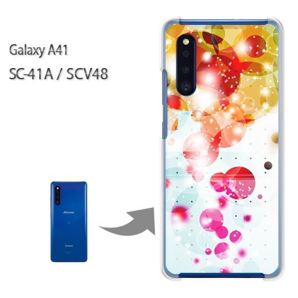 GalaxyA41 �P�[�X SCV48 SC-41A �J�o�[ �N���A �n�[�h�P�[�X �f�U�C�� �h�b�g�E�L���L��(��)/sc41a-pc-new1442