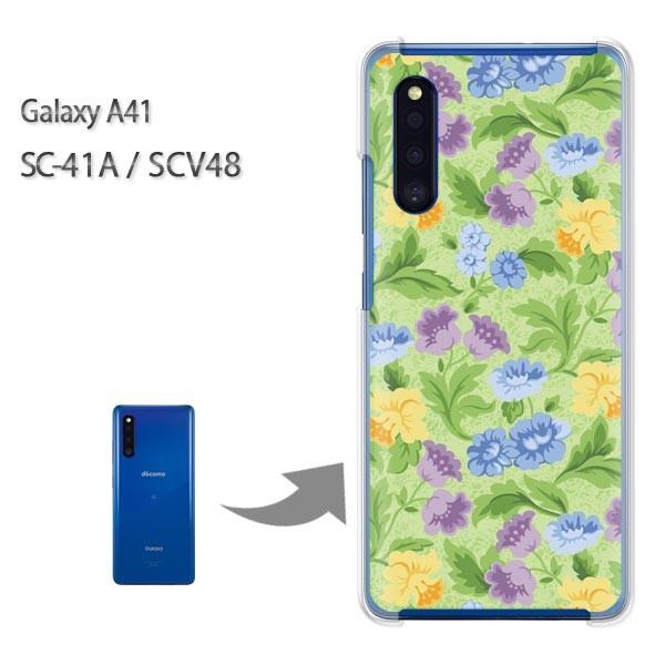 GalaxyA41 �P�[�X SCV48 SC-41A �J�o�[ �N���A �n�[�h�P�[�X �f�U�C��  �t�����[051/sc41a-PM051