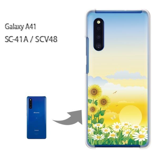 GalaxyA41 �P�[�X SCV48 SC-41A �J�o�[ �N���A �n�[�h�P�[�X �f�U�C��  �t�����[179/sc41a-PM179