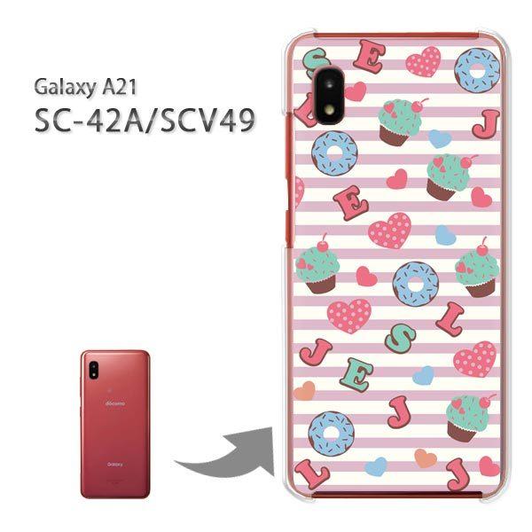 SC-42A SCV49 �P�[�X �J�o�[ Galaxy A21 �n�[�h�P�[�X �f�U�C�� �X�C�[�c�E�P�[�L/sc42a-M405